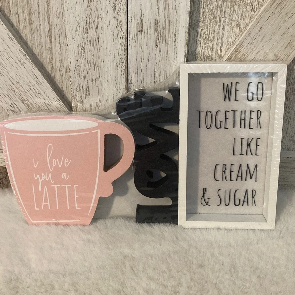 Target BP 2023 Valentines Day Mug, Love, Cream and Sugar Sign